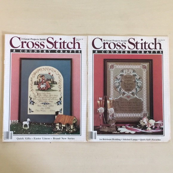1985-87 Lot of 8 Cross Stitch & Country Crafts Magazines Vintage (Better Homes) - Picture 4 of 9